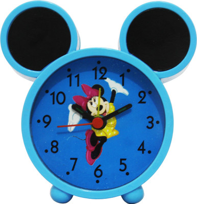 Sonic Daisy Blue Color Alarm Clock Analog Blue Clock