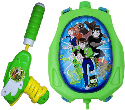 

Darling Toys Ben10 Holi Pressure Water Gun Pichkari Tank Backpack | 2 Litre (Assorted Color)(Multicolor)