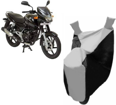 Autocraft Two Wheeler Cover for Bajaj(Pulsar 180 DTS-i, Black)