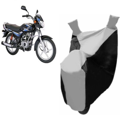 Autocraft Two Wheeler Cover for Bajaj(CT100, Black)