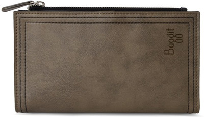 

Baggit Men Brown Artificial Leather Wallet(6 Card Slots), Smoke