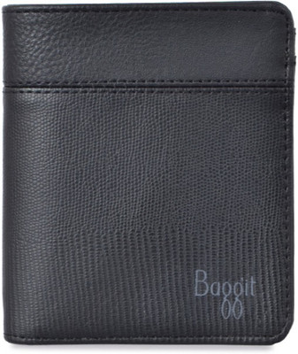 

Baggit Men Black Artificial Leather Wallet(6 Card Slots)