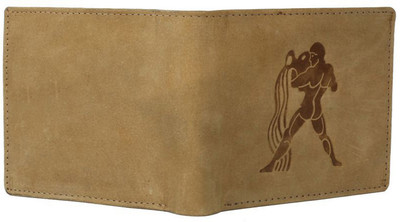 

WalletLee Men Tan Genuine Leather Wallet(5 Card Slots), Hunter tan;tan