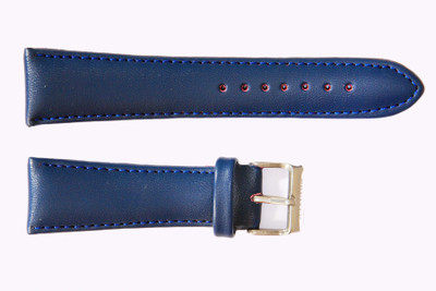 

TENMAX TM22 22 mm Leather Watch Strap(Blue)
