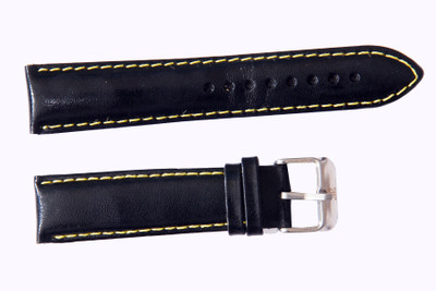 

tenmAX TM20LB 20 mm Leather Watch Strap(Black)