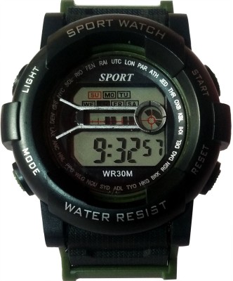 Aviser Black Digital Sports watch Watch  - For Boys   Watches  (Aviser)