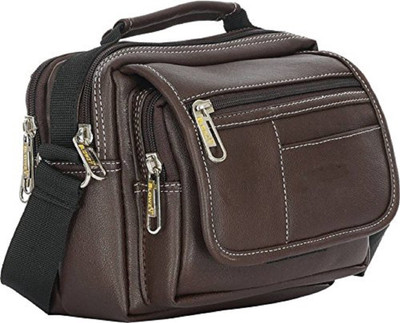 

Good Friend Stylish Waterproof Messenger Bag(Brown, 7 inch)