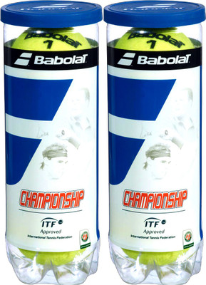 

Babolat CHAMPIONSHIP Tennis Ball(Pack of 6, Yellow), Yelloe