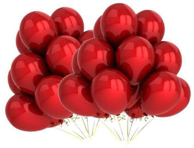 

americ style Solid AS00301 Balloon(Red, Pack of 100)