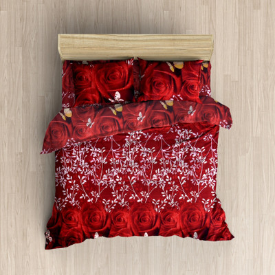 

MH DÉCOR 120 TC Cotton Double Printed Bedsheet(Pack of 3, Multicolor)