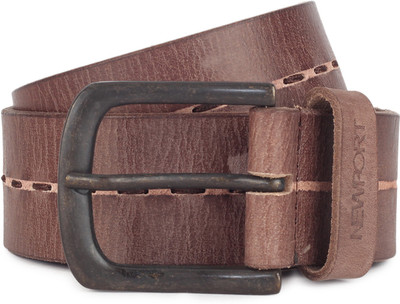

Newport Men Brown Genuine Leather Belt