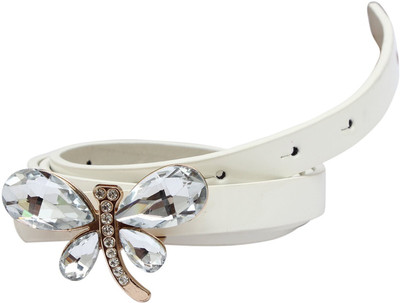 

Sri Women White Genuine Leather Belt