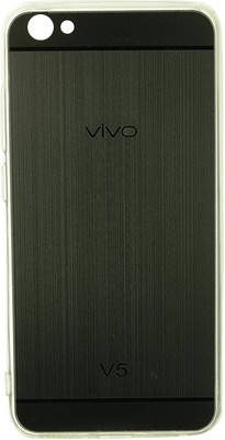 San Pareil Back Cover for VIVO V5(Black, Grip Case)
