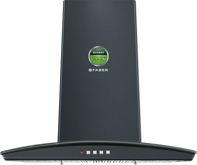 

Faber Hood Tratto Plus BK LTW 60 (110.0330.304) Wall Mounted Chimney(Black 1000 CMH)