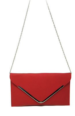 

Wildmount Party Red Clutch