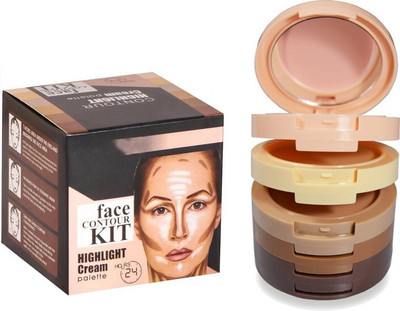 

One Personal Care 5 in 1 Professional Contouring Palette | Face Corrector, Highlighter Shades & Concealer(Multicolor (CB05))