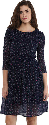 VERONIQUE Women A-line Blue Dress