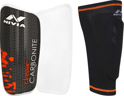 

Nivia Classic with Sleeve Football Shin Guard(Black