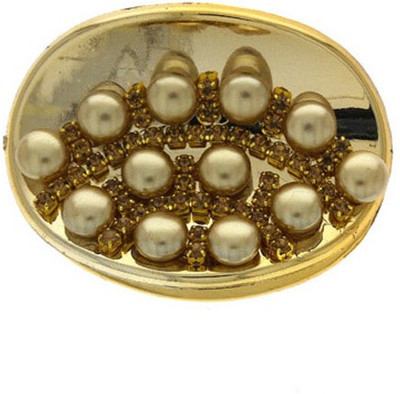 Anuradha Art Jewellery Clutcher Hair Claw(Gold)