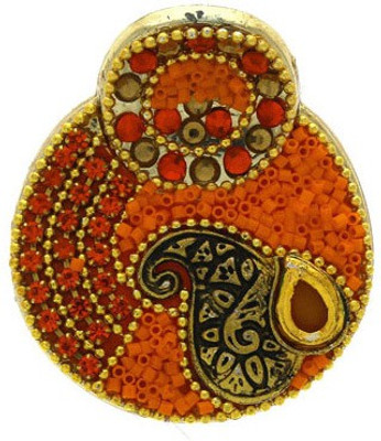 

Anuradha Art Jewellery Clutcher Hair Claw(Orange)