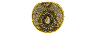 Anuradha Art Jewellery Clutcher Hair Claw(Gold)