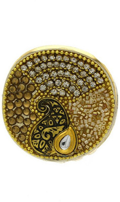 Anuradha Art Jewellery Clutcher Hair Claw(Gold)