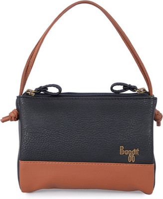 

Baggit Hand-held Bag(Black, Tan)