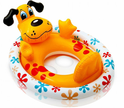 

Kiditos See Me Sit Water Pool Float Dog Shape Inflatable Pool Accessory(Multicolor)