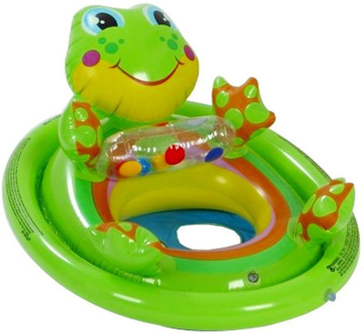 

Kiditos See Me Sit Water Pool Float Frog Shape Inflatable Pool Accessory(Multicolor)