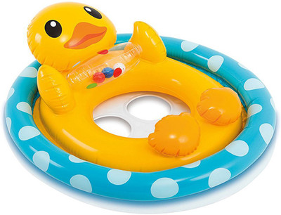 

Kiditos See Me Sit Water Pool Float Duck Shape Inflatable Pool Accessory(Multicolor)