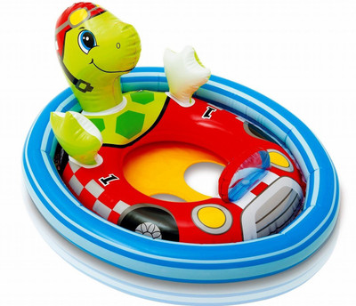 

Kiditos See Me Sit Water Pool Float Turtle Shape Inflatable Pool Accessory(Multicolor)