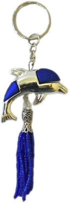 

MM Fashionable Blue Keychain of Dolphin Image Premium Charm Pendant Key Chain Key Chain