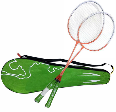 

Shrih Set Of 2 Badminton Rackets With Green Bag Badminton Kit