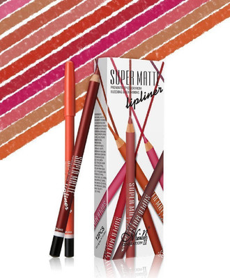 Menow Super Matte Lip Liner Pencil (Set Of 12) - P102(shade)