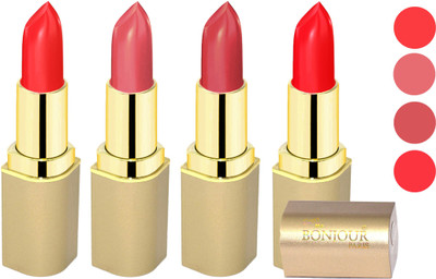 

Nailbow Bonjour Paris Soft Creame Matte Lipstick(Sweet Red-Hot Mauve-Mauve-Red, 16.8 g)