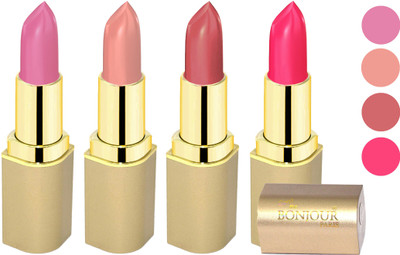 

Nailbow Bonjour Paris Soft Creame Matte Lipstick(New Pink-Light Nude-Nude-Pink)