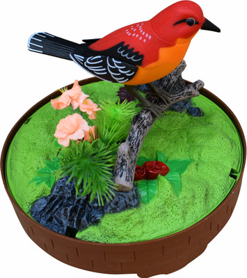 

PTCMart Talking Bird Kids Toy with cage(Multicolor)