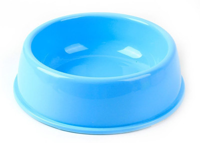 

Pets Empire Candy Color Pet Bowl Plastic Pet Cat Dog Bowl Food Water Dog Bowl Round Plastic Pet Bowl(.250 ml Blue)