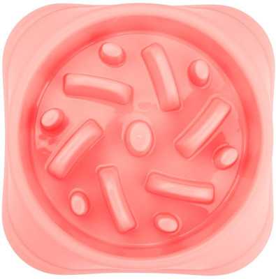 

Pets Empire Eco-friendly Durable Non-Toxic Preventing Choking Dog Feeder Slow Eating Pet Bowl Healthy Design Bowl For Dog Pet 1 Piece -Color May Vary Round Plastic Pet Bowl(.450 ml Pink)