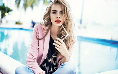 

Celebrity Cara Delevingne Models United Kingdom HD Wall Poster Photographic Paper(12 inch X 18 inch, Rolled)