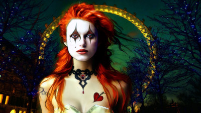 

Celebrity Keira Knightley Actresses United Kingdom Night Tears Orange Hair Tattoo Entropy Heart Ferris Wheel Clown HD Wall Poster Fine Art Print(12 inch X 18 inch, Rolled)