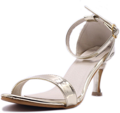 

hi heel Women gold Heels