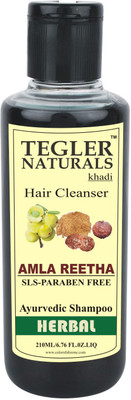 

Tegler Naturals Khadi Amla Reetha Shampoo (SLS-Paraben Free)(210 ml)
