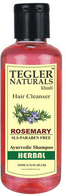 

Tegler Naturals Khadi Rosemary Shampoo (SLS-Paraben Free)(210 ml)