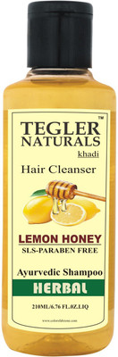 

Tegler Naturals Khadi Lemon Honey Shampoo (SLS-Paraben Free)(210 ml)