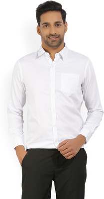 Kenneth Cole Men Printed Formal Black Shirt Kenneth Cole Men Printed Formal Black Shirt