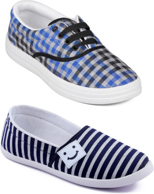

Asian women's casual shoes combo pack of 2 For Women(Multicolor
