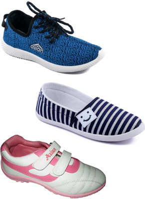 

Asian men's casual shoes combo pack of 3 Casuals For Women(Multicolor