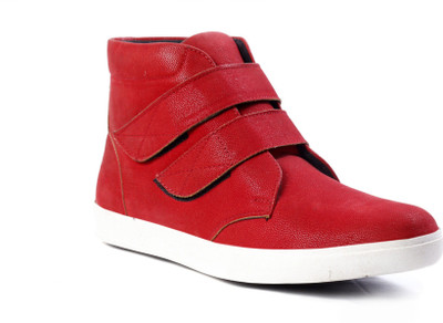

Woakers Stylish Casual Boots For Men's Sneakers For Men(Red
