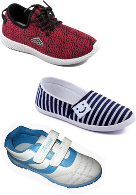 

Asian men's casual shoes combo pack of 3 Casuals For Women(Multicolor